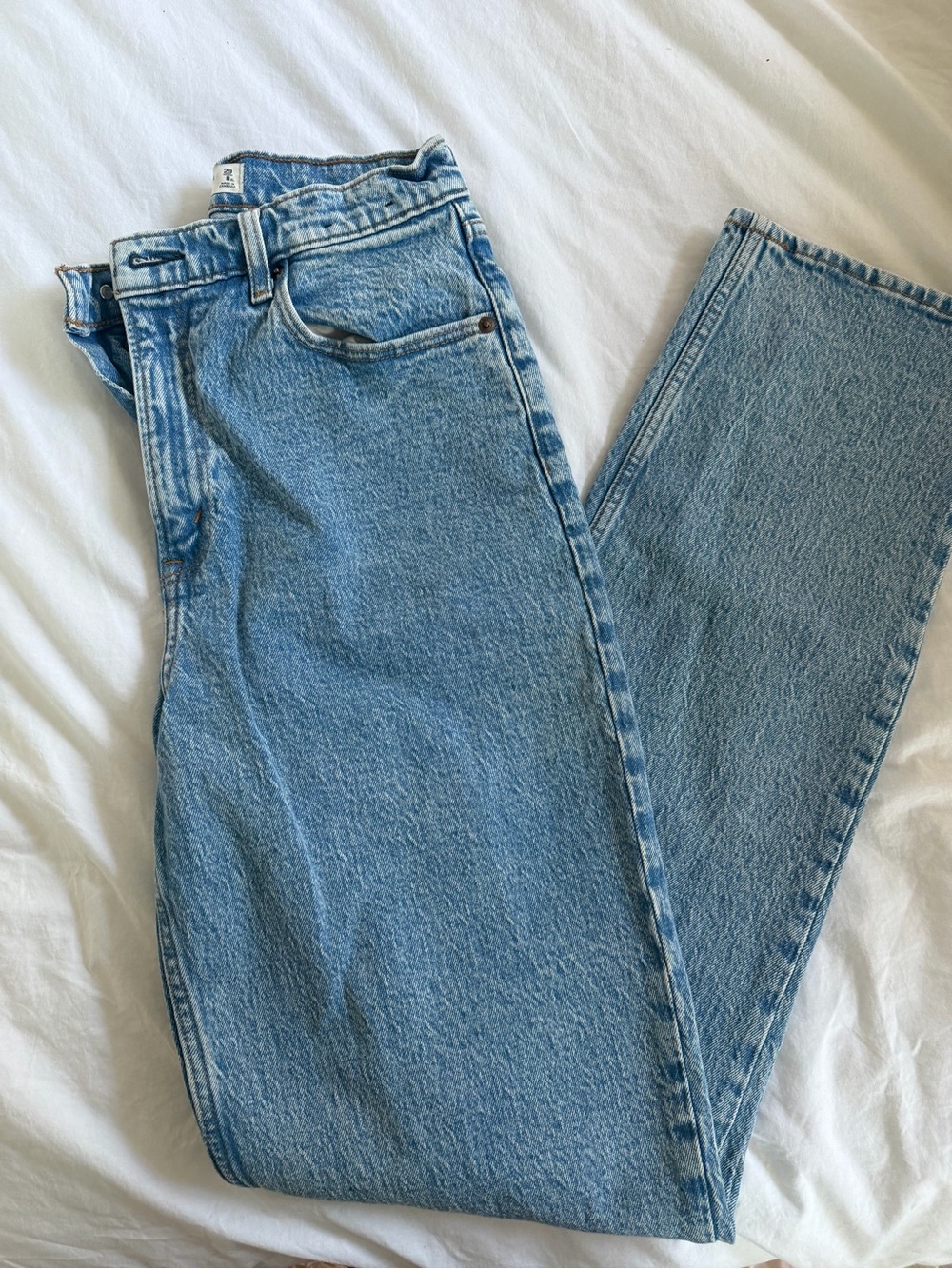 Abercrombie & Fitch Light Blue Straight Leg Jeans